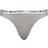 Tommy Hilfiger Iconic Cotton Thong - Grey Heather