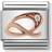 Nomination Composable Classic Link Letter Q Charm - Silver/Rose Gold/White
