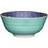 KitchenCraft Contrasting Blue Chevron and Spotty Serving Bowl 15.7cm