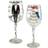 Lolita Bride & Groom White Wine Glass, Red Wine Glass 44.4cl 2pcs