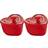 Staub Heart Cookware Set with lid 2 Parts