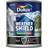 Dulux Weathershield Quick Dry Exterior Wood Paint, Metal Paint Black 0.75L