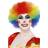 Smiffys Rainbow Crazy Clown Wig