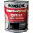 Ronseal 10 Year Weatherproof Wood Paint Black 0.75L