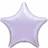 Amscan Foil Ballon Standard Metallic Pearl PastelLilac Purple
