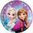 Disney Plates Frost Blue 8-pack