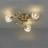 Endon Aherne Ceiling Flush Light 42.5cm