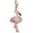 Thomas Sabo Charm Club Flamingo Charm Pendant - Rose Gold/Pink