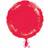 Amscan Foil Ballon Round Standard Metallic Red