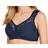 Miss Mary Cotton Lace Non-Wired Front-Closure Bra - Dark Blue