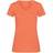 Stedman Lisa V Neck T-shirt - Pumpkin Heather