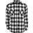 Urban Classics Checked Flannel Shirt - Black/White