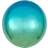 Amscan Foil Ballon Ombré Orbz Blue/Green