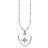 Thomas Sabo Heart Medallion Necklace - Silver/Diamond