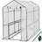 tectake Greenhouse with Tarpaulin 2.1m² Stainless steel Plastic