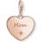 Thomas Sabo Charm Club Heart Mum Charm Pendant - Rose Gold/White
