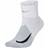 Nike Elite Lightweight Quarter Socks Unisex - White/Wolf Grey/Black