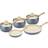 Tower Scandi Cookware Set with lid 5 Parts