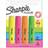 Sharpie Fluo XL Highlighter Chisel Tip Assorted 4 Pack