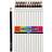 Colortime Jumbo Colored Pencil Black 5mm 12 Pack