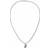Tommy Hilfiger Logo Cufflink Necklace - Silver