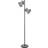 Eglo Barnstaple Silver Floor Lamp 158cm