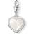Thomas Sabo Charm Club Heart Charm Pendant - Silver/Mother of Pearl