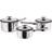Stellar Stay Cool Draining Cookware Set with lid 3 Parts