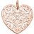 Thomas Sabo Ornament Heart Pendant - Rose Gold