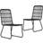 vidaXL 48584 2-pack Garden Dining Chair