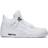 Nike Air Jordan 4 Retro M - White/Metallic Silver-Pure Platinum