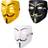 Ultra Adults Guy Fawkes Mask Hacker Anonymous Mask V for Vendetta Halloween Cosplay