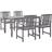 vidaXL 45940 Patio Dining Set, 1 Table incl. 4 Chairs