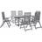 vidaXL 47278 Patio Dining Set, 1 Table incl. 6 Chairs