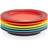 Le Creuset Rainbow Plate Sets 22cm 6pcs