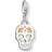 Thomas Sabo Charm Club Mexican Skull Charm Pendant - Silver/Multicolour
