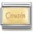 Nomination Composable Classic Cousin Link Charm - Silver/Gold