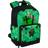 Minecraft 17" Creeper Fatigued Again Backpack - Green