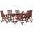 Beliani Toscana Patio Dining Set, 1 Table incl. 6 Chairs