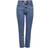 Only Emily Hw Straight Fit Jeans - Blue/Dark Blue Denim