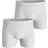 Björn Borg Solid Cotton Stretch Shorts 2-pack - Brilliant White