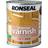 Ronseal Quick Dry Interior Varnish Matte Wood Protection Clear 0.75L