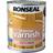 Ronseal Quick Dry Interior Varnish Satin Wood Protection Clear 0.25L