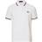 Fred Perry Twin Tip Polo Shirt - White/Bright Red/Navy