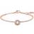 Swarovski Sparkling Dance Bracelet - Rose Gold/White