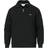 Lacoste Men's Zippered Stand-up Collar Cotton Sweatshirt - Black