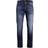 Jack & Jones Mike Original JOS 697 Indigo Knit Comfort Fit Jeans - Blue/Blue Denim