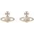 Vivienne Westwood Mayfair Bas Relief Earrings - Gold/Transparent