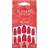 Elegant Touch Polished Core Nail Red Alert 24-pack