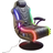 X-Rocker Rainstorm RGB 2.1 Audio Pedestal Gaming Chair - Black